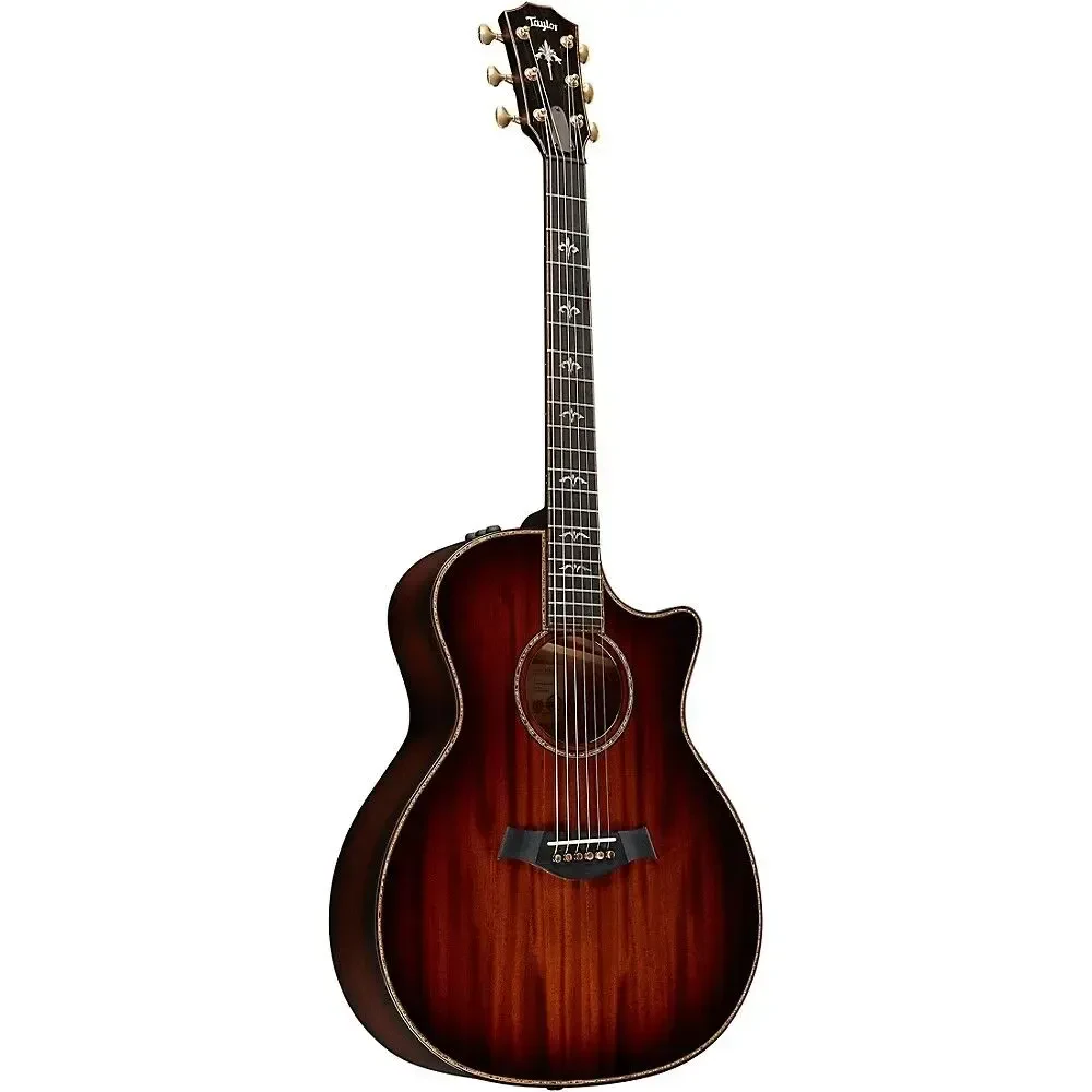 Электроакустическая гитара Taylor Custom #41 Neo-Tropical Mahogany Grand Auditorium Shaded Edge Burst