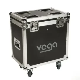 TOUR CASE 4x VEGA OWL, Profi Case, 4x Moving Heads, Holz, Schwarz, Rollen