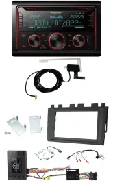 Pioneer 2DIN Lenkrad DAB USB CD Bluetooth Autoradio für VW Polo ab 2018 MIB II I