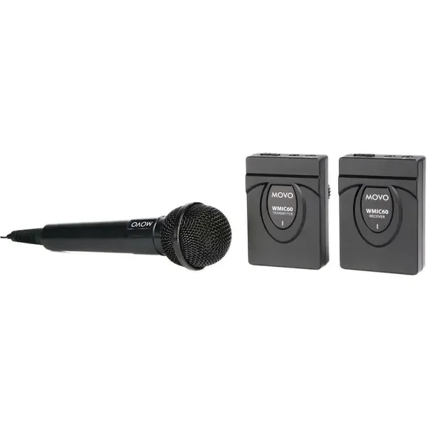 Микрофонная радиосистема Movo Photo WMIC60 2.4GHz Wireless Lavalier/Handheld Mic System 164' Range