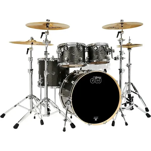 Ударная установка акустическая DW 4-Piece Performance Series Shell Pack Pewter Sparkle