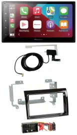 Автомагнитола для Fiat Ducato, Peugeot Boxer Pioneer 2DIN, USB, Bluetooth, DAB, MP3