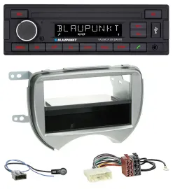Blaupunkt DAB MP3 Bluetooth USB Autoradio für Nissan Micra (10-13 K13) silber