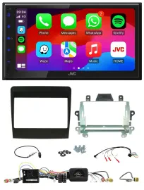 JVC Bluetooth 2DIN Lenkrad DAB USB Autoradio für Porsche 911 2011-2017 991