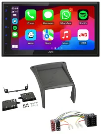 JVC Bluetooth 2DIN MP3 DAB USB Autoradio für Fiat Ducato (2002-2006)