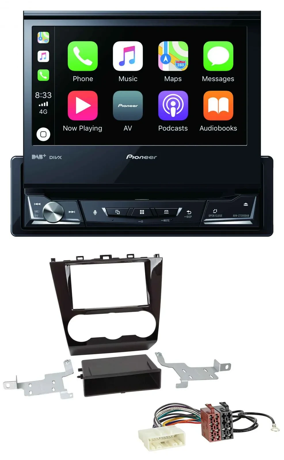 Pioneer DVD Bluetooth DAB USB MP3 Autoradio für Subaru Forester SJ Facelift ab 1