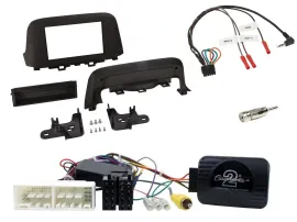 Einbauset Lenkradadapter Doppel DIN Autoradio für Hyundai Kona ab 2013
