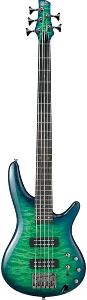 Бас-гитара Ibanez SR405EQM Quilted Maple 5-String Surreal Blue Burst Gloss