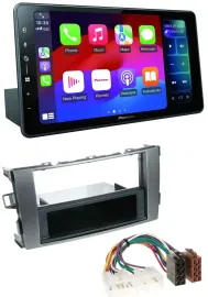 Pioneer Bluetooth DAB MP3 USB Autoradio für Toyota Auris 07-12 anthrazit-grau