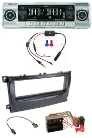 Dietz DAB USB MP3 Bluetooth Autoradio für Ford Focus C-Max Galaxy ab 2007 schwar