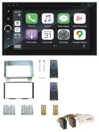 Blaupunkt 2DIN Bluetooth DAB USB DVD MP3 Autoradio für Kia Carnival II VQ 06-11