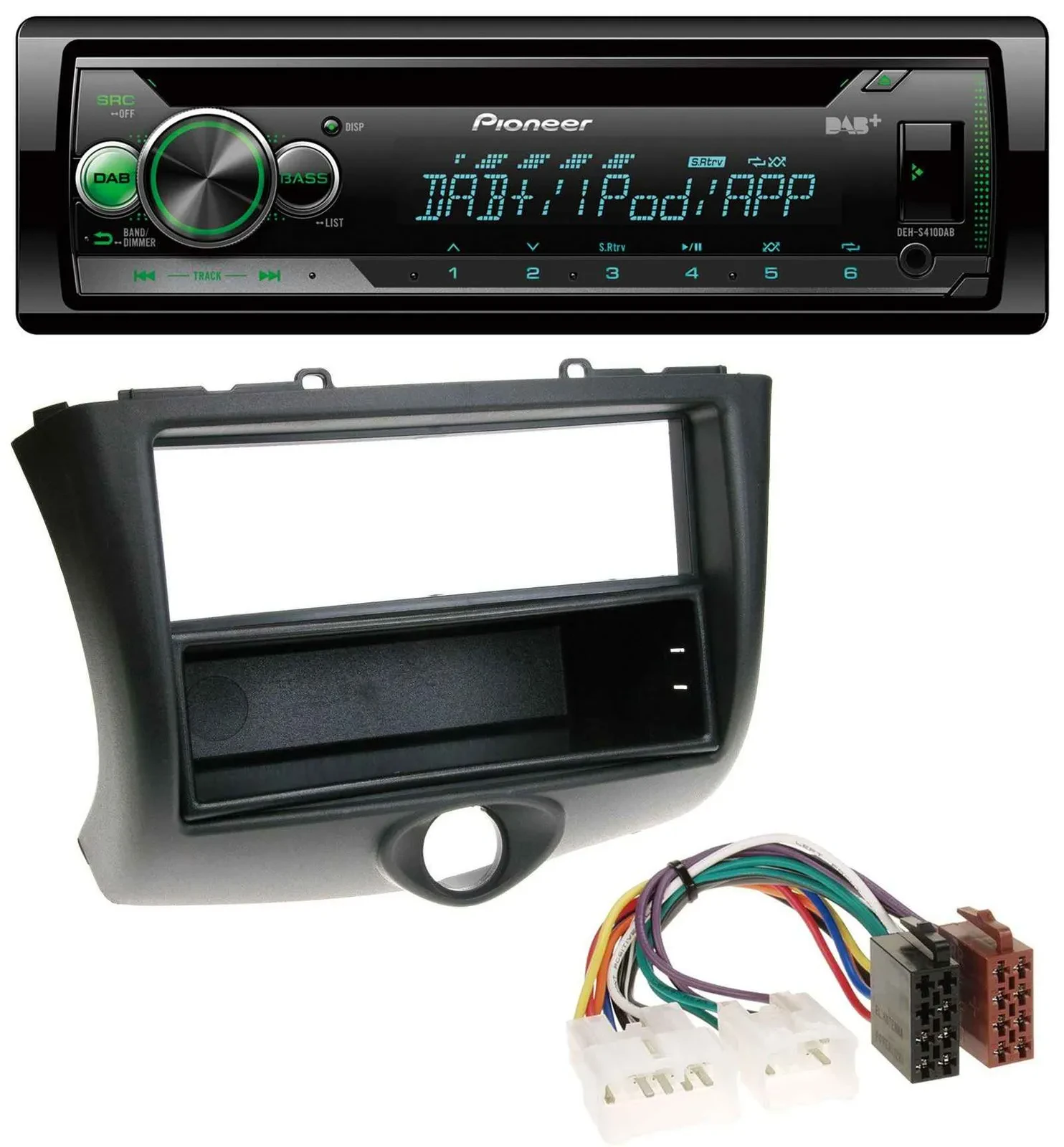 Автомагнитола для Toyota Yaris (2003–2006) Pioneer USB/MP3/DAB/AUX/CD