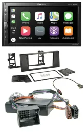 Pioneer USB MP3 DAB 2DIN Bluetooth Autoradio für BMW 5er E39 X5 E53 Aktivsystem