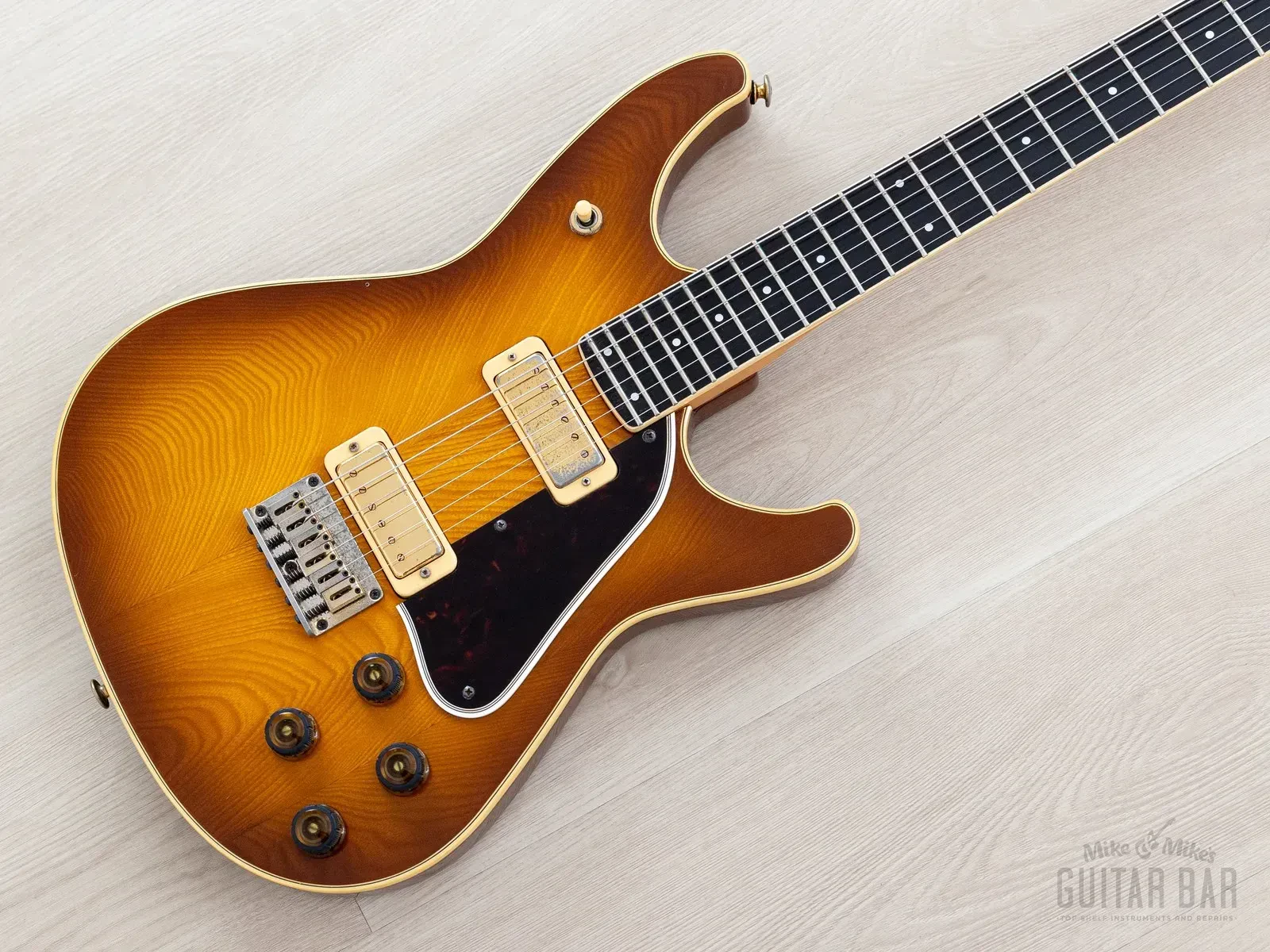 1987 Ibanez Dyuke 1 ID80 Vintage Guitar Near-Mint w/ Mini Humbuckers, Tweed Case