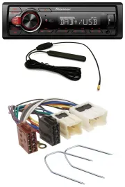 Pioneer MP3 DAB 1DIN AUX USB Autoradio für Nissan Pathfinder 96-03 Quest 93-02 S