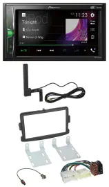 Pioneer MP3 DAB AUX 2DIN Bluetooth Autoradio für Dacia Sandero Opel Vivaro Renau