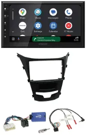 Kenwood DAB Bluetooth USB Lenkrad 2DIN Autoradio für SSangYong Korando ab 13 Tas