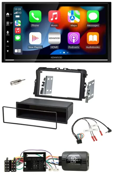 Kenwood DAB USB Bluetooth 2DIN Lenkrad Autoradio für Opel Vivaro 2011-2015