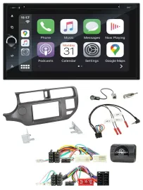 Blaupunkt DAB USB Bluetooth Lenkrad 2DIN TMC Navigation für Kia Rio 11-15 UB ant