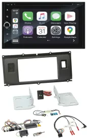 Автомагнитола для Land Rover Evoque Blaupunkt 2 DIN Bluetooth DAB USB DVD, поддержка управления с руля