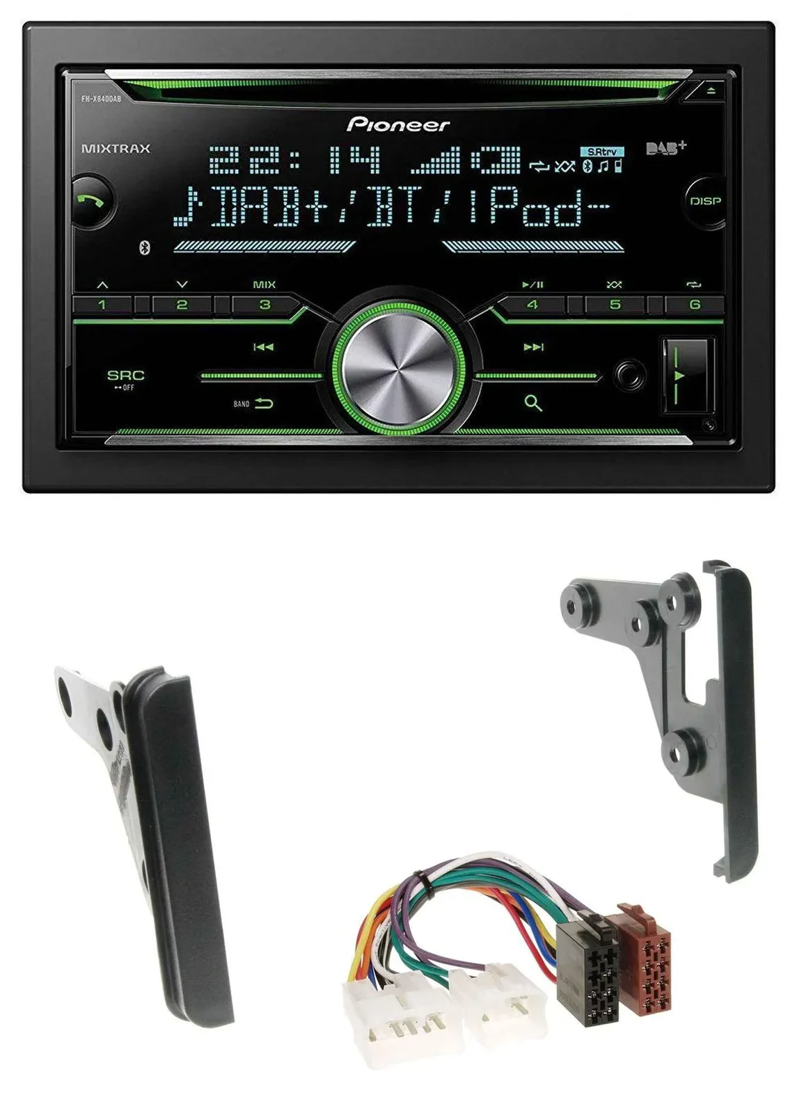 Pioneer Bluetooth MP3 DAB 2DIN USB CD Autoradio für Toyota Highlander Matrix RAV