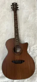 Luna Guitars Luna GYP E MALU MAH Gypsy Peace Maluhia Grand Concert Acoustic Electric Guitar