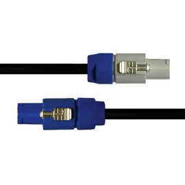 Blizzard Lighting 25FT PowerCon Male-blue to PowerCon Male-white 14 gauge Cable