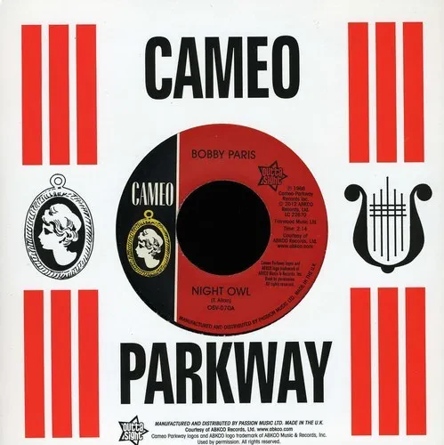 Виниловая пластинка Bobby Paris - Night Owl/Tears on My Pillow [New 7" Vinyl] Germany - Import
