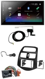 Pioneer DAB MP3 Bluetooth 2DIN USB Autoradio für Chevrolet Spark ab 2013
