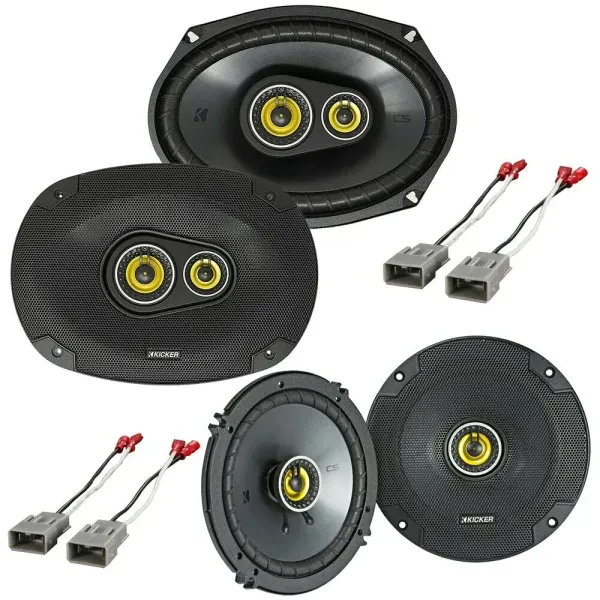 1986-1997 Honda Accord w/o Bose Kicker Factory Speaker Replacement Package