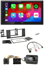 JVC Bluetooth USB Lenkrad 2DIN DAB Autoradio für BMW 5er E39 96-04 Aktivsystem