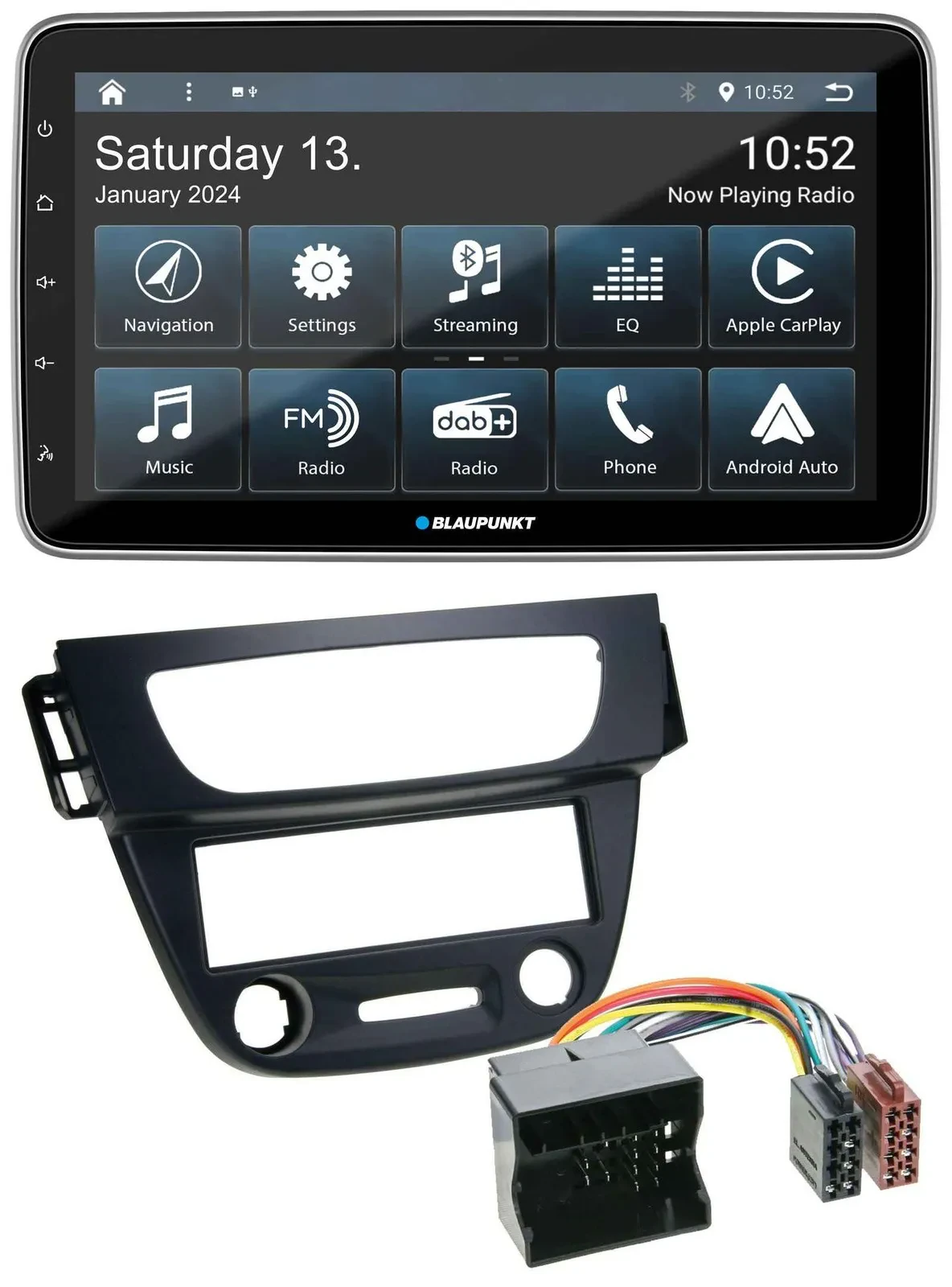 Автомагнитола для Renault Megane 3 Blaupunkt USB DAB SD MP3 Bluetooth Quadlock (2009–2014)