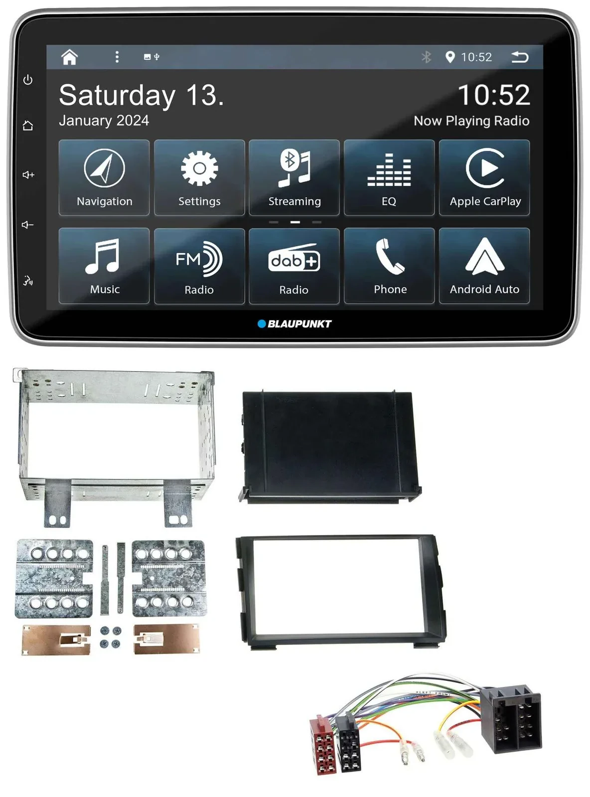 Автомагнитола для Kia Ceed 2009–2012, proCeed 2011–2013 Blaupunkt USB DAB SD MP3 Bluetooth