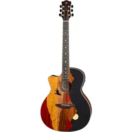Электроакустическая гитара Luna Vista Wolf Tropical Wood Left-Handed Acoustic-Electric Guitar Gloss Natural