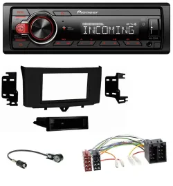 Pioneer Bluetooth USB DAB MP3 Autoradio für Smart ForTwo (2010-2015)