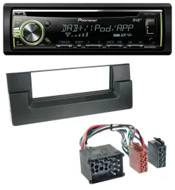 Pioneer DAB USB MP3 AUX CD Autoradio für BMW 5er (E39) X5 (E53) Rundpin