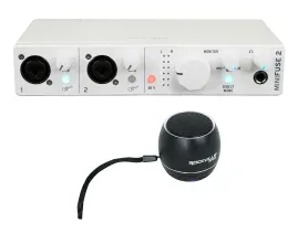 Arturia Minifuse 2 White 2x2 USB Audio Recording Interface + Bluetooth Speaker
