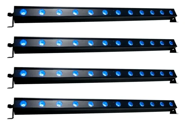 Прибор смены цвета American DJ ULTRA HEX BAR 12 RGBAW+UV LED DMX (4 штуки)
