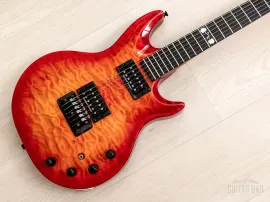 Б/У Электрогитара Dave Bunker MVP Quilt Top вишневый санберст с кейсом