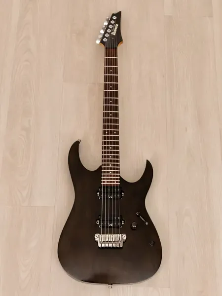 Электрогитара Ibanez J Craft Prestige RGA121 TKF HH Transparent Black w/case Japan 2005