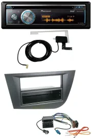 Автомагнитола Pioneer Bluetooth, DAB, MP3, USB, CD, черная, для Seat Leon (с 2005)