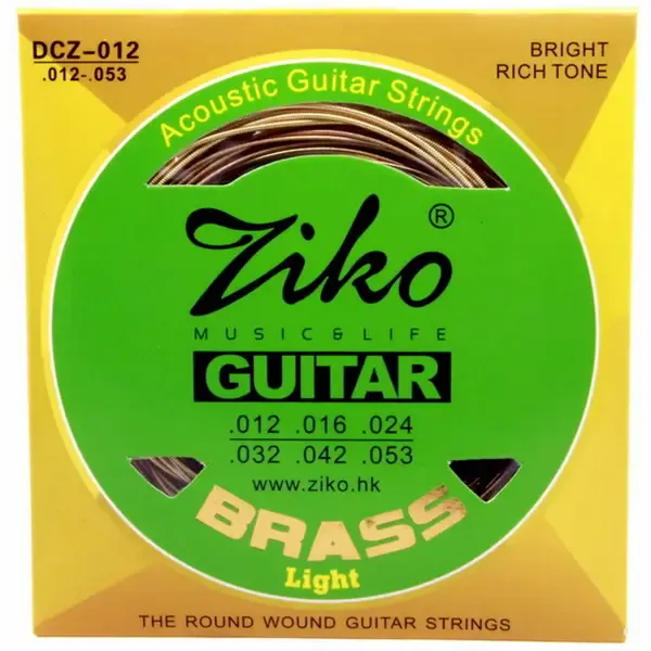 Струны для акустической гитары Ziko DCZ-012 Light 12-53