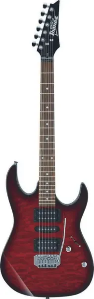 Электрогитара Ibanez Gio GRX70QA Transparent Red Burst