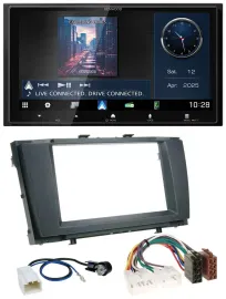 Kenwood Bluetooth 2DIN USB DAB MP3 Autoradio für Toyota Avensis 2009-2015