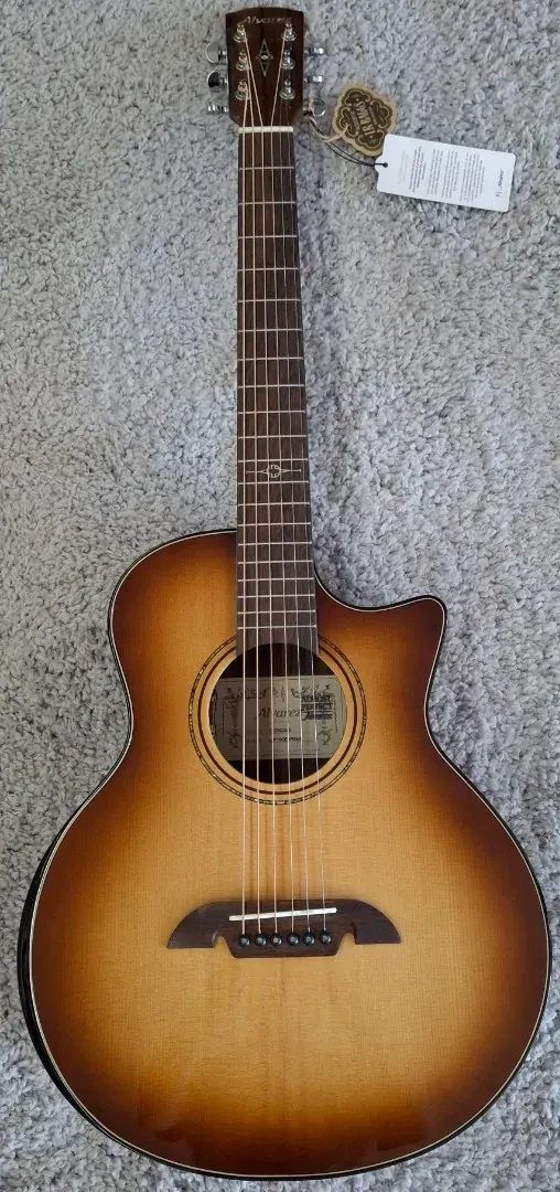 Alvarez Artist Elite LJP70CEARSHB Acoustic Electric Travel Guitar, Shadowburst B