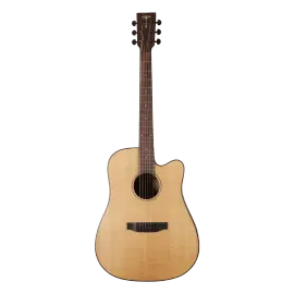 Акустическая гитара Tyma D-3C NS Dreadnought Cutaway Natural с чехлом