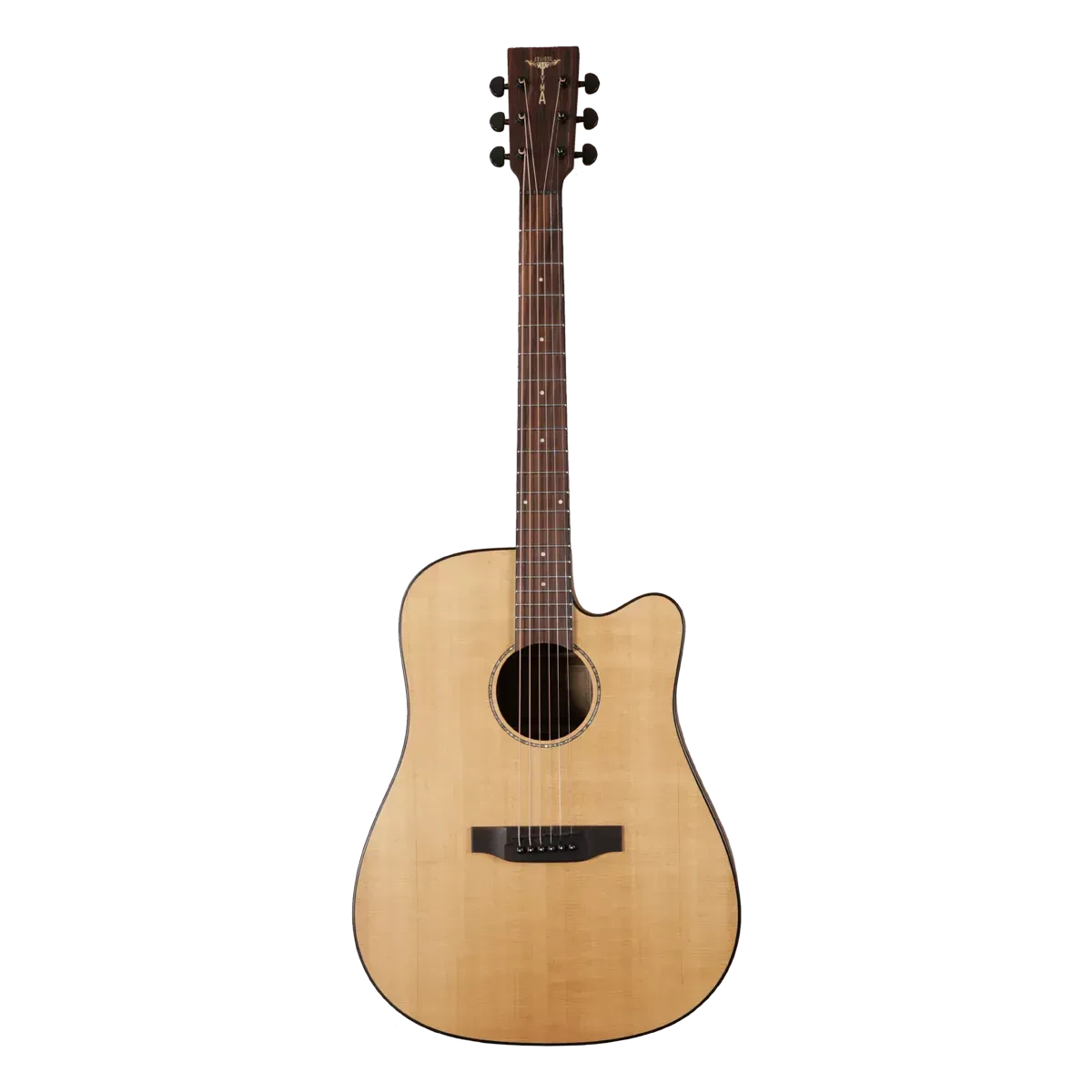 Акустическая гитара Tyma D-3C NS Dreadnought Cutaway Natural с чехлом