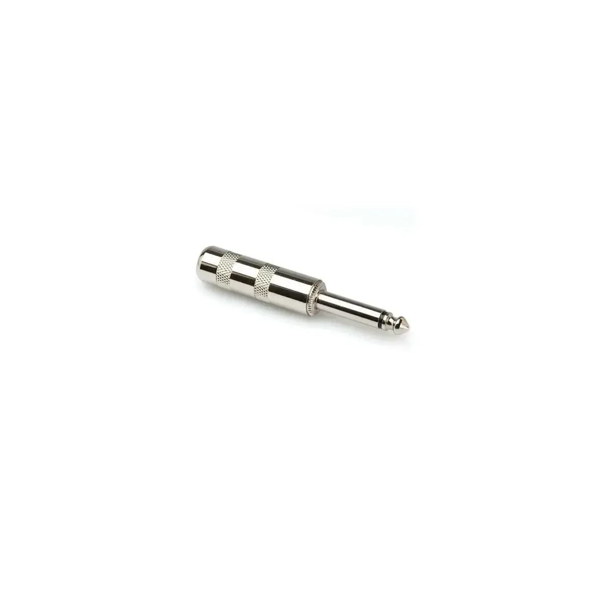 Разъём кабельный Hosa Technology PLG-025S 1/4" TRS (стерео), папа, прямой, silver