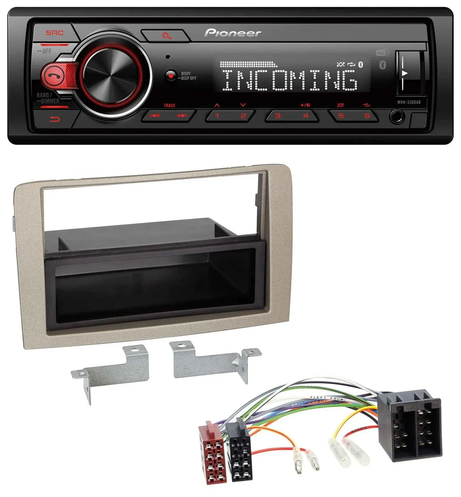 Pioneer Bluetooth USB DAB MP3 Autoradio für Lancia Musa (ab 2005)