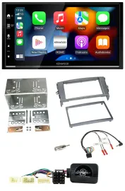 Kenwood DAB USB Bluetooth 2DIN Lenkrad Autoradio für Toyota Auris 2007-2011 anth